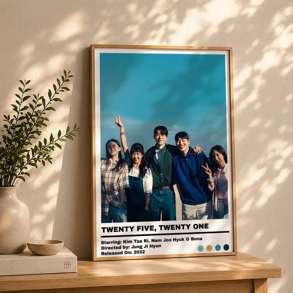Drama T-Twenty-Five Twenty-OneS Poster HD Self Adhesive Waterproof Wall Art Ideal for Home Office Dorm Bedroom Great Gift Peaceful Pleasures Health and Wellness