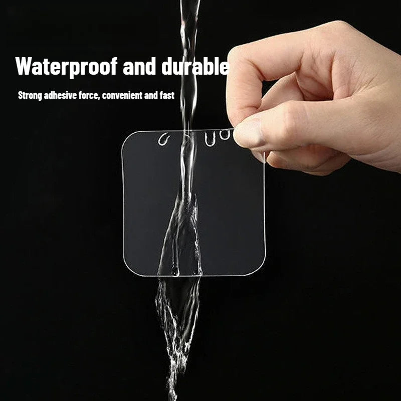 Super Strong Double-Sided Nano Tape – Transparent 6x6cm Patches
