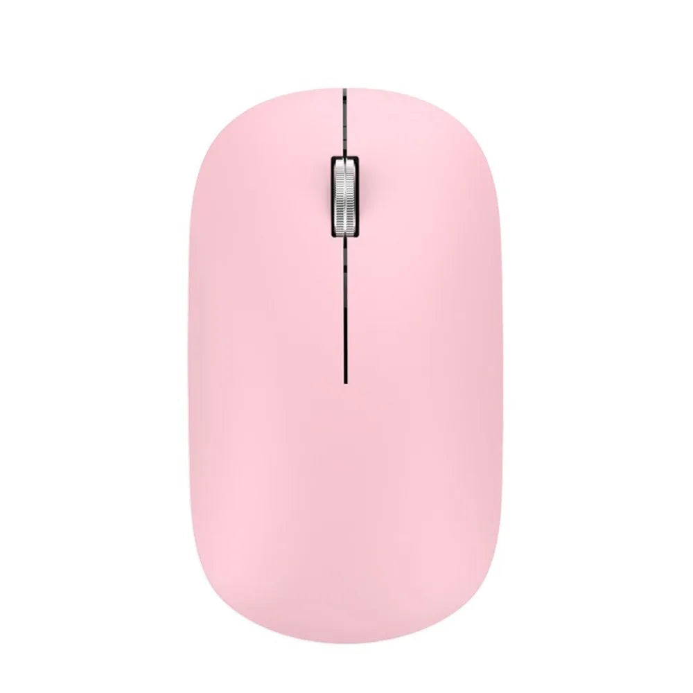 2.4Ghz+BT Wireless Mouse Dual-mode Colorful Computer Silent Mouse Lightweight Noiseless Bluetooth Gaming Mouse PC/Laptop Peaceful Pleasures Health and Wellness Pink