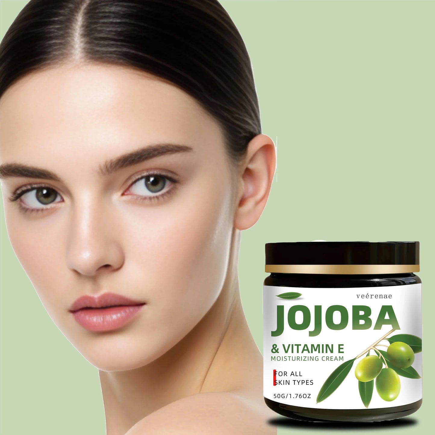 Veérenae Jojoba & Vitamin E Face Cream – All Skin Types