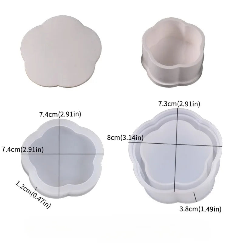 Silicone Molds for Resin, Candle, Concrete & Plaster DIY