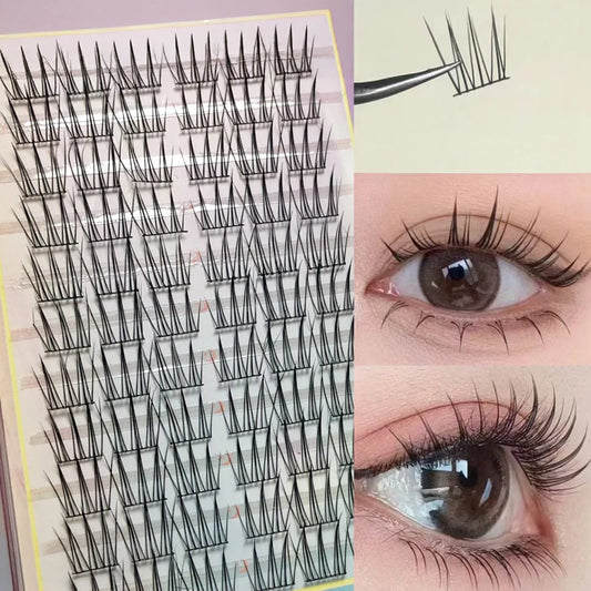 Korean Idol Individual False Eyelashes 7-13mm Natural Volume False Eyelashes Peaceful Pleasures Health and Wellness