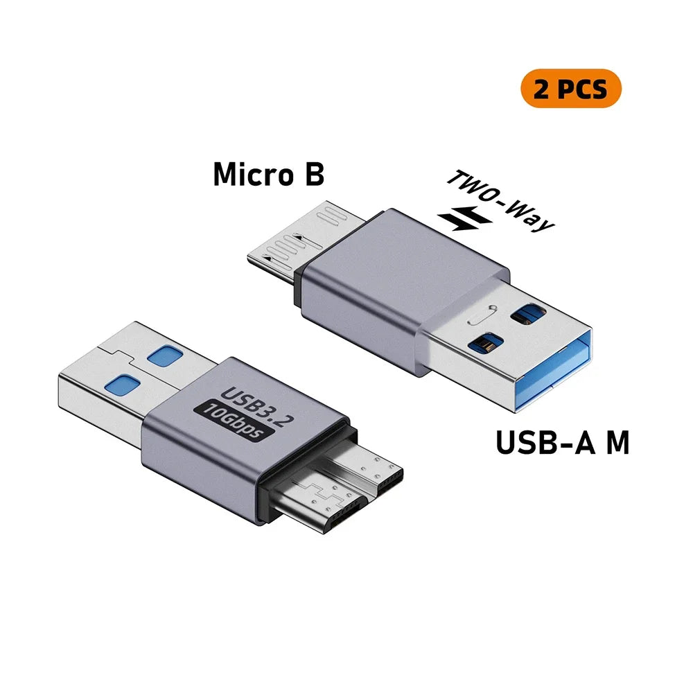 USB-C to Micro-B Adapter | USB 3.0 HDD Cable Connector