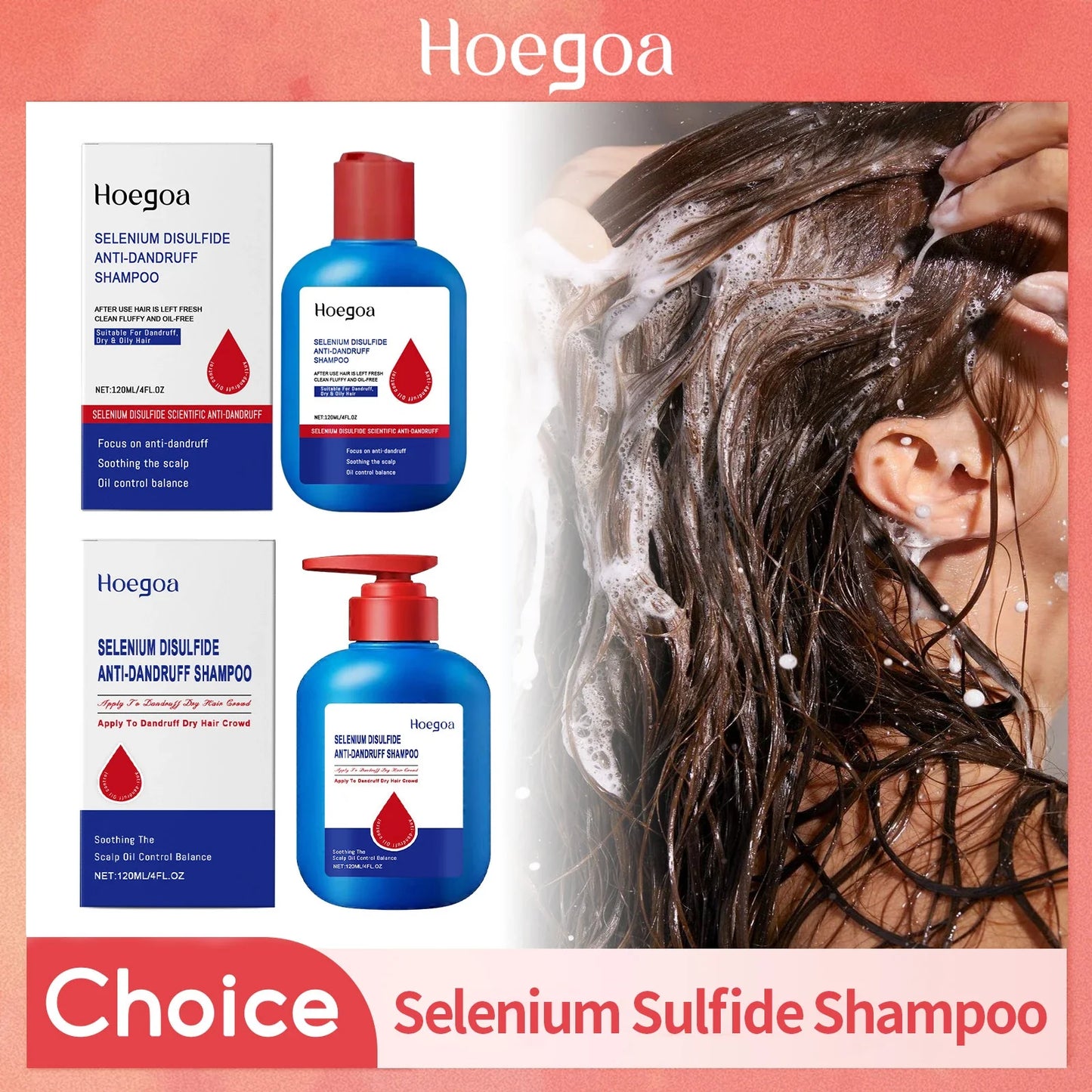 HOEGOA Selenium Sulfide Shampoo – Dandruff & Oil Control