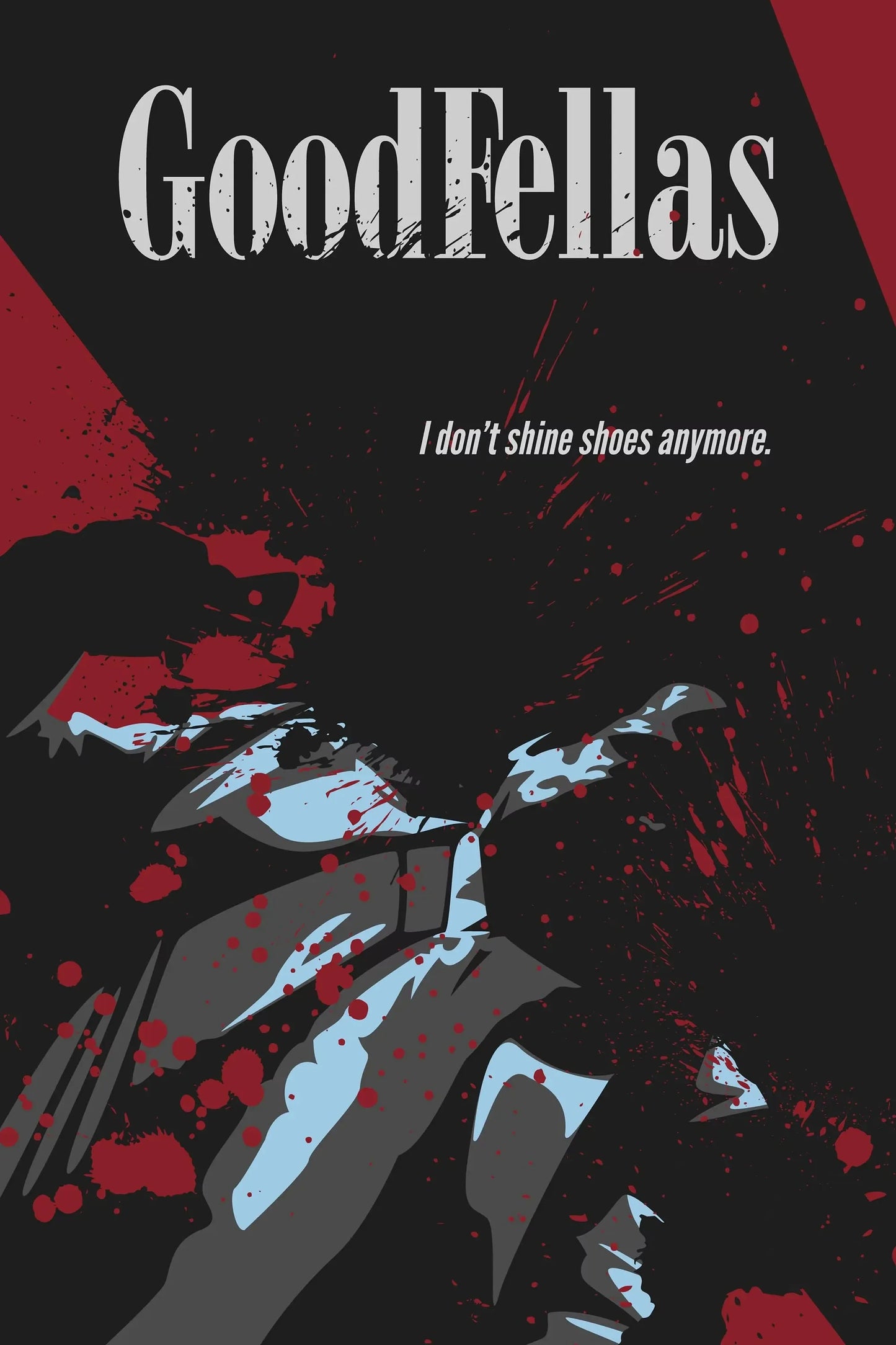 Goodfellas Retro Movie Poster Canvas Wall Art | Unframed Print