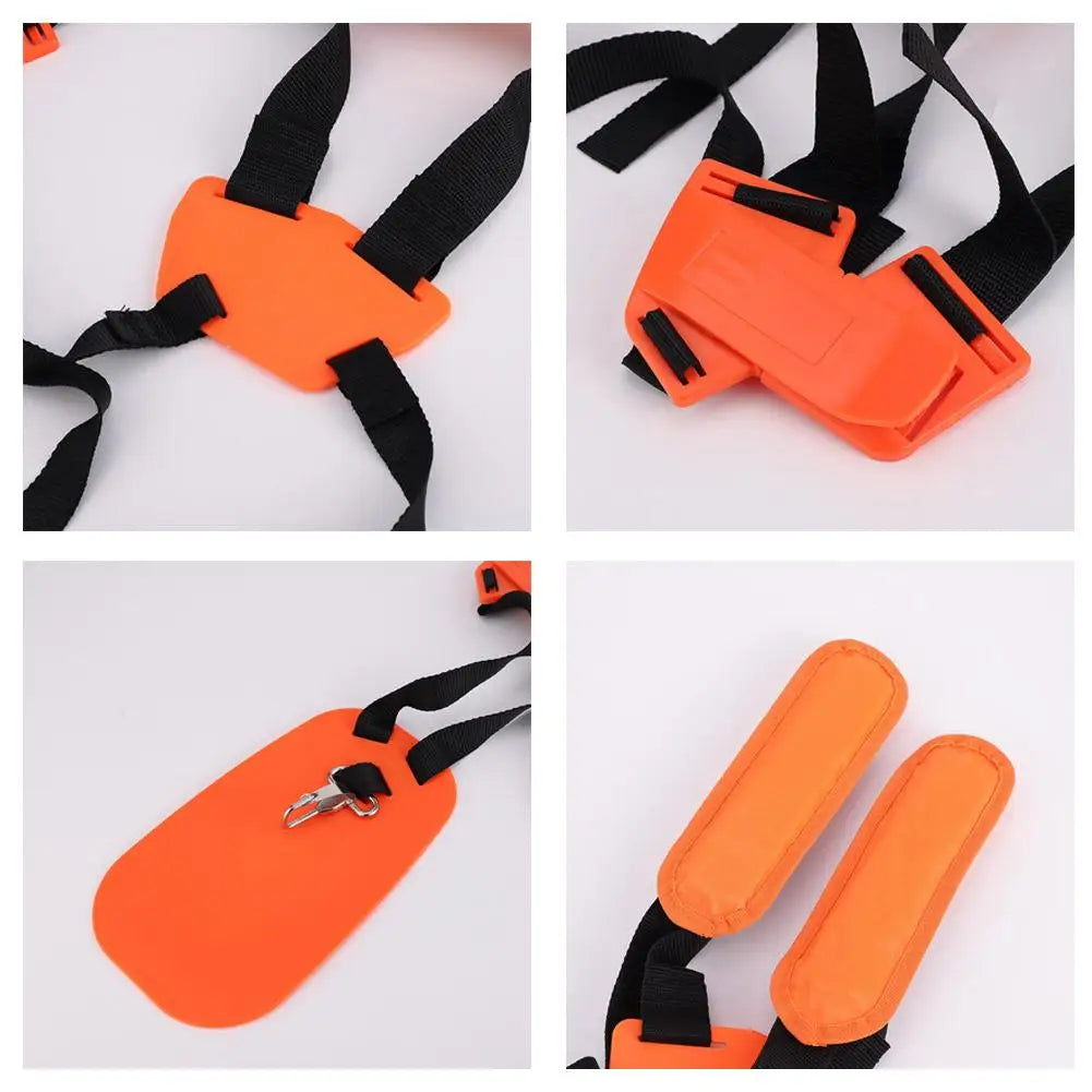 Brush Cutter Strap Trimmer Shoulder Strap Lawn Mower Harness Strap Double Shoulder Nylon Belt for Brush Cutter Strimmer Harness Peaceful Pleasures Health and Wellness