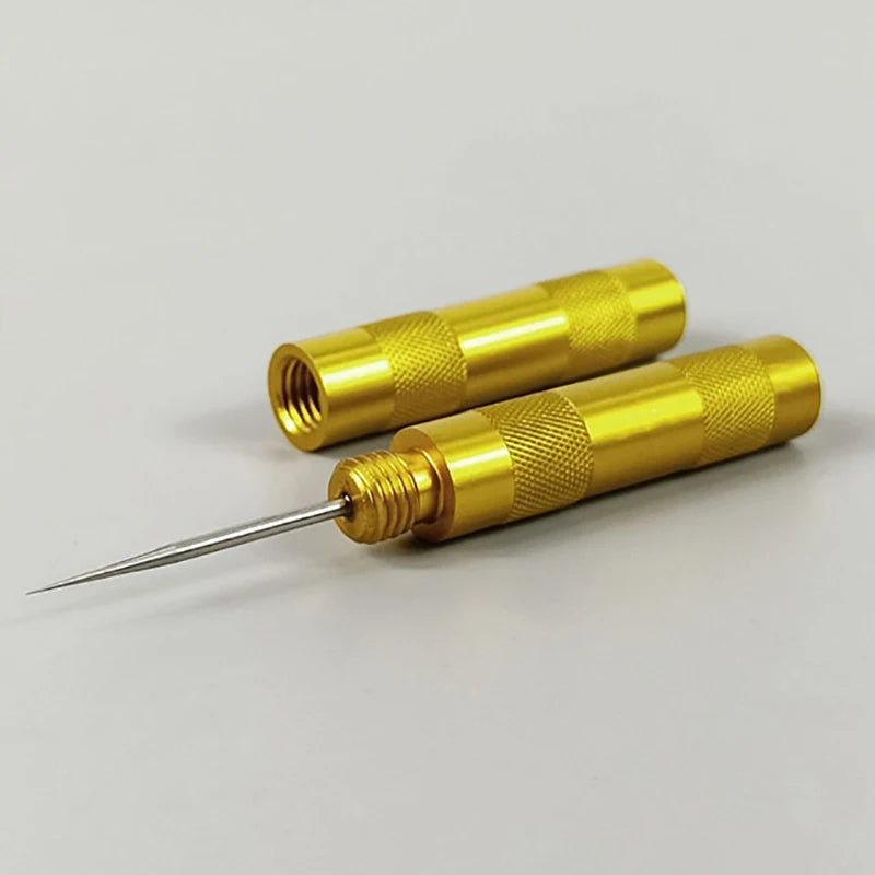 Gold Black Stainless Steel Nozzle Cleaning Needles Tool Unclogging Cleaning Needle Disassembly＆Cleaning Spray Pen Air Pump Tool Peaceful Pleasures Health and Wellness