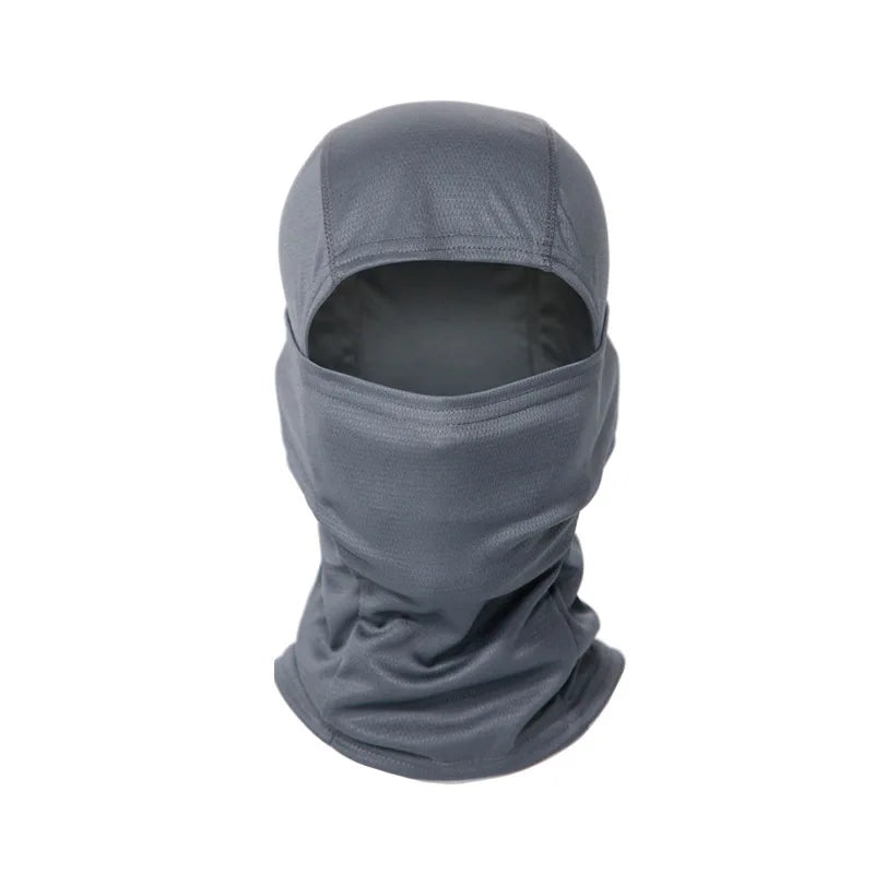 Sports Head Cover Outdoor Dust and Sun Protection Cycling Mask Balacrafa Cap Summer Tactical Camouflage Mask Peaceful Pleasures Health and Wellness gray