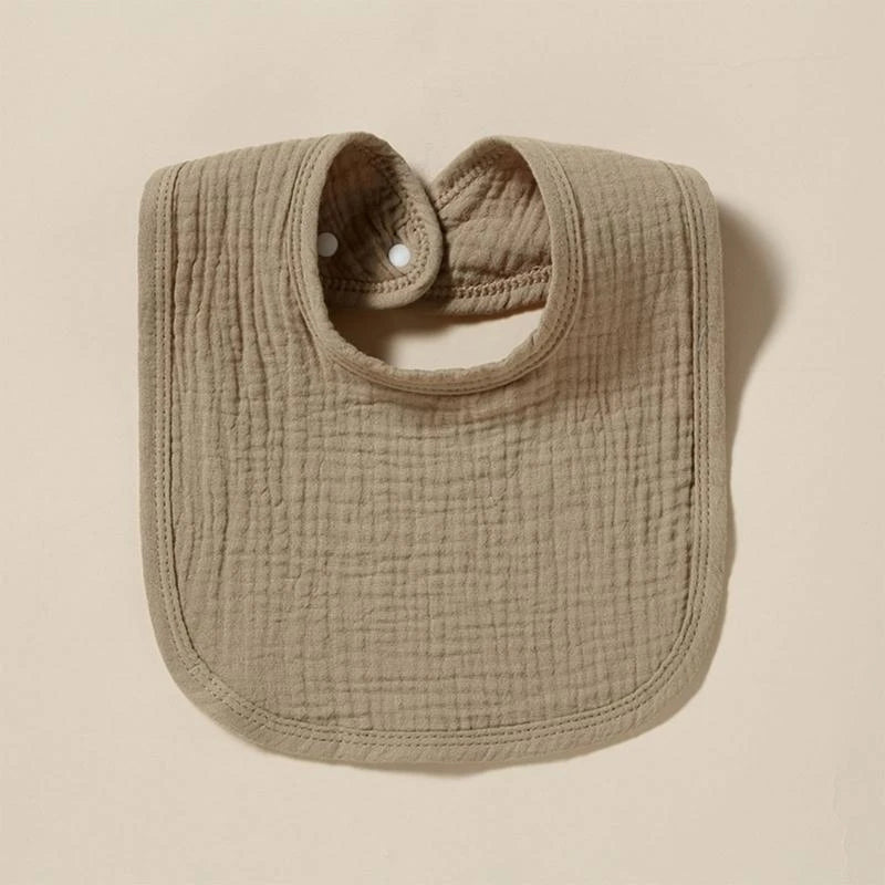 4-Layer Cotton Baby Bibs – Soft, Absorbent & Adjustable