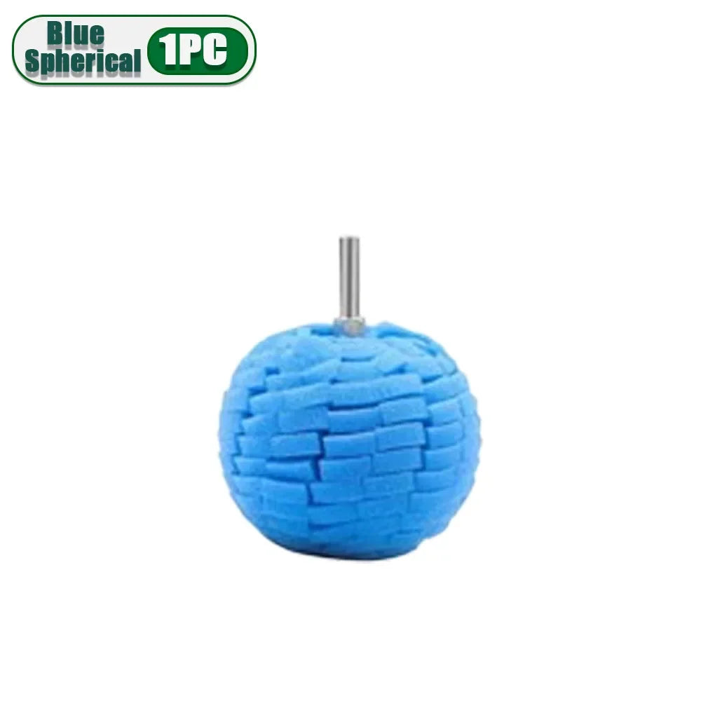 Car Wheel Hub Polishing Sponge Cone – Rim Cleaner Tool