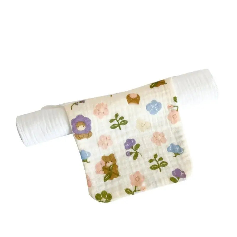 Cartoon Cotton Sweat Towel for Baby Toddler – Absorbent Back Pad