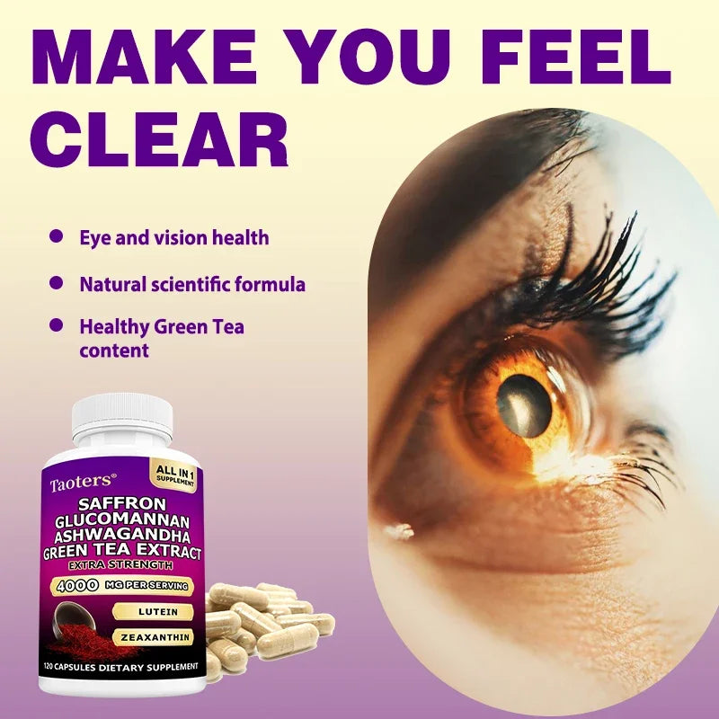 Saffron & Ashwagandha Supplement | Mood, Stress & Clarity