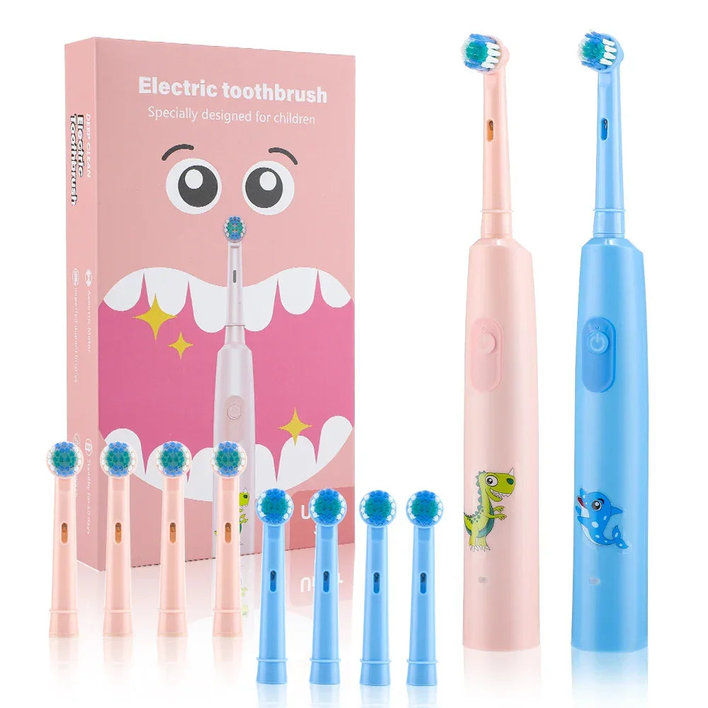 Smart Rotating Timing Electric Toothbrush, Rechargeable Rotary Toothbrush with 4 Heads, 5 Modes Setting Teeth Whitening Oral Car Peaceful Pleasures Health and Wellness