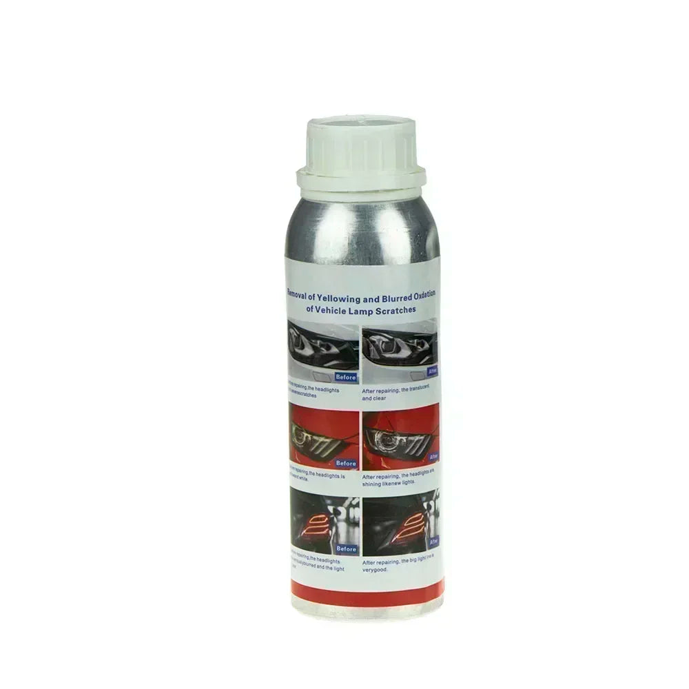 Headlights Liquid Polymer Headlight Chemical Polish Repair Fluid Refurbishment Scratch Repair Polishing Headlights Motorcycle Peaceful Pleasures Health and Wellness 200ml