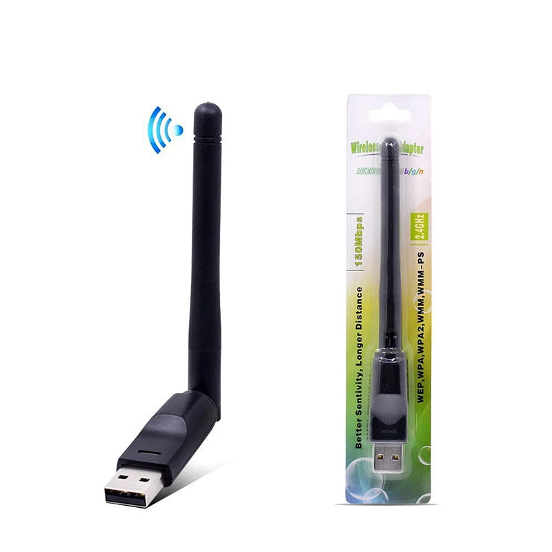 150Mbps Mini USB WiFi Adapter MT7601 Wireless Network Card wifi Receiver Dongle 802.11 b/g/n for Desktop Laptop Windows 2.4G Peaceful Pleasures Health and Wellness MT7601UN