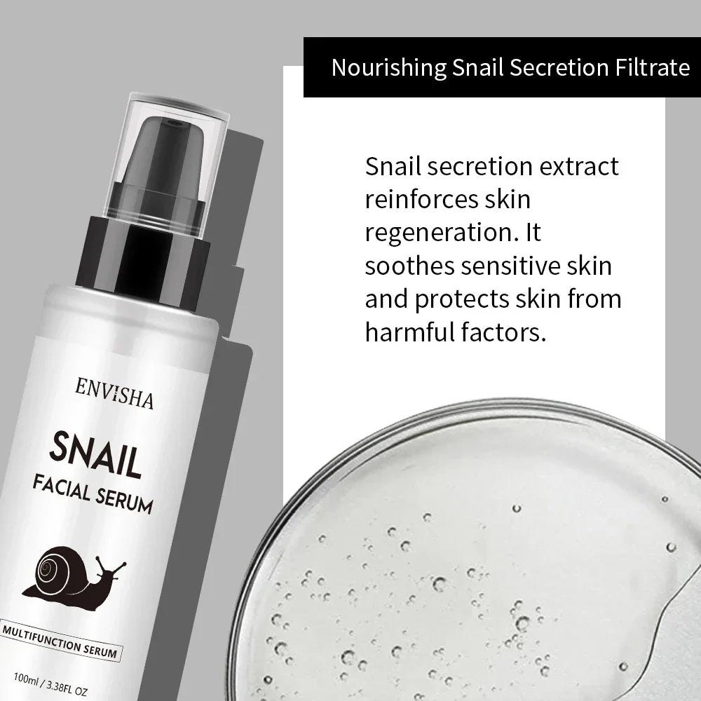 ENVISHA Snail Collagen Face Serum – Anti-Aging, Firming & Brightening Peaceful Pleasures Health and Wellness