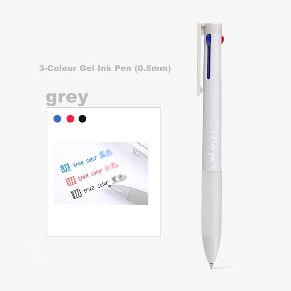 Three Press Neutral Pen Students Take Notes Quickly Smoothly Chinese