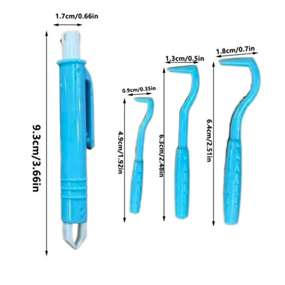Tick Removal Tool Portable Reusable Tweezers for Dogs Cats Horses Cattle Sheep, Outdoor Home Daily Grooming Travel Camping ﻿ Peaceful Pleasures Health and Wellness Light Blue
