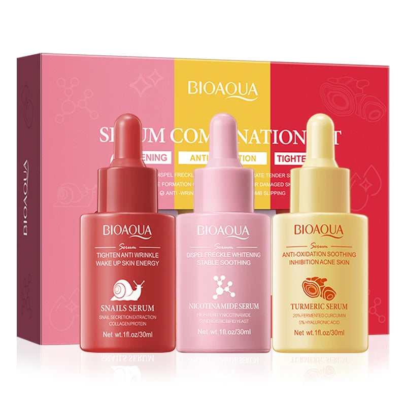 BIOAQUA Turmeric Snail Nicotinamide Face Serum Anti-Aging