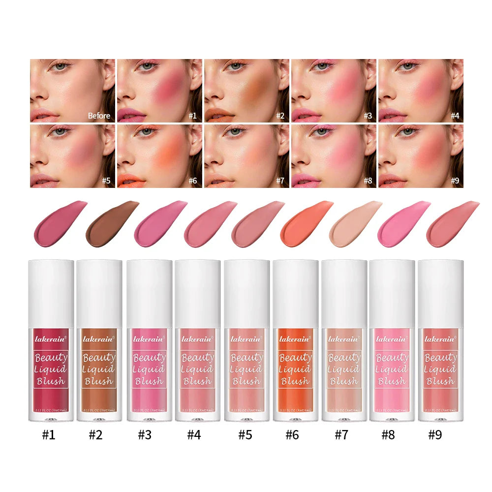 Waterproof Liquid Blush – Multi-Use Cheek & Lip Tint | 9 Shades