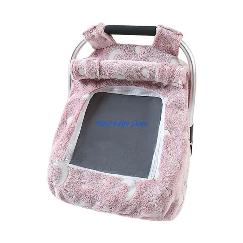 Baby Car Seat Cover Sleeve – Glow-in-Dark Stars & Moon Design