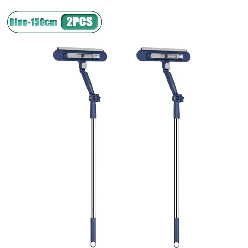 Double-Sided High-Rise Window Cleaner 120cm Squeegee Tool