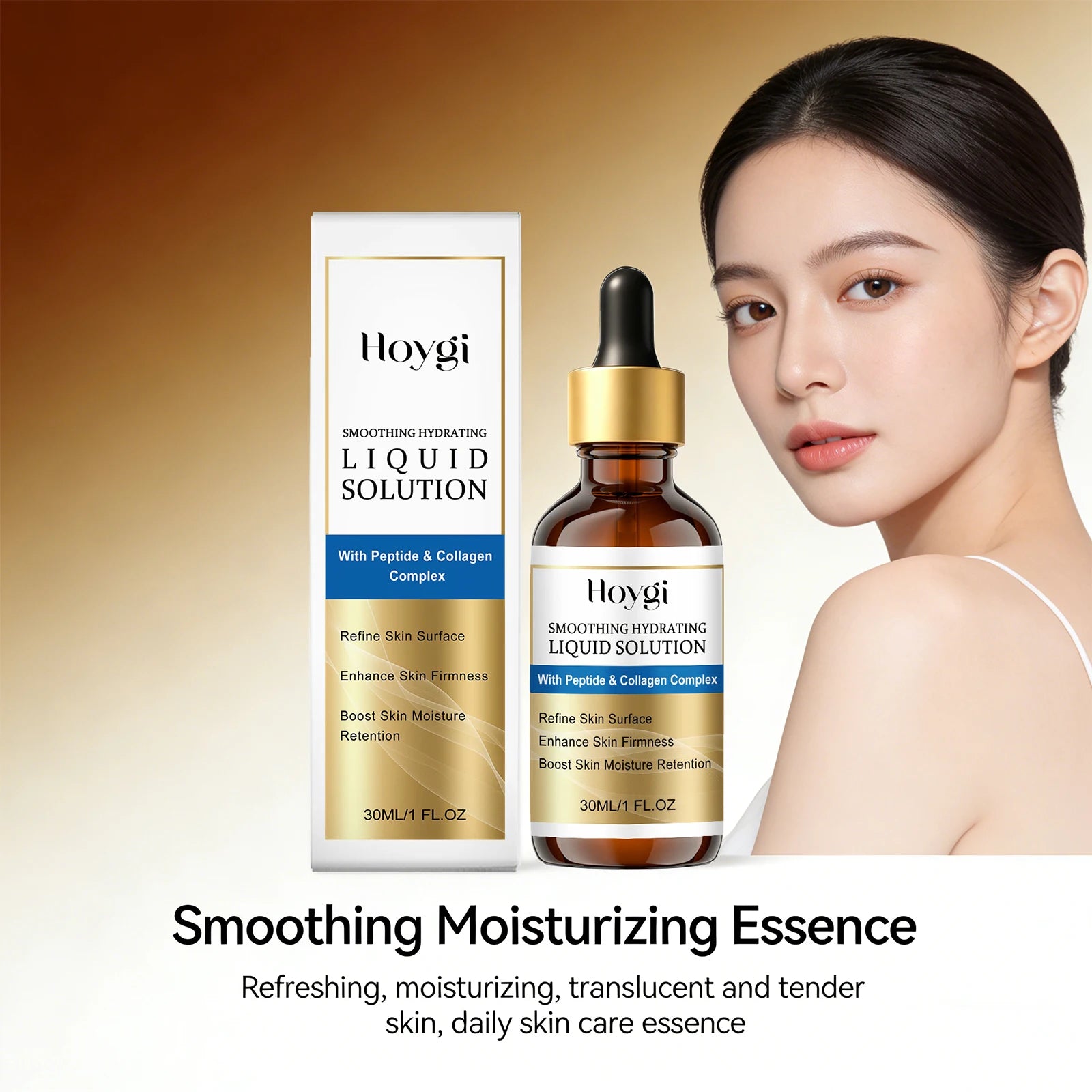 Smoothing Moisturizing Essence Firming Lifting Skin Dullness Improvement Brightening Skin Fade Fine Lines Hydrating Face Serum Peaceful Pleasures Health and Wellness