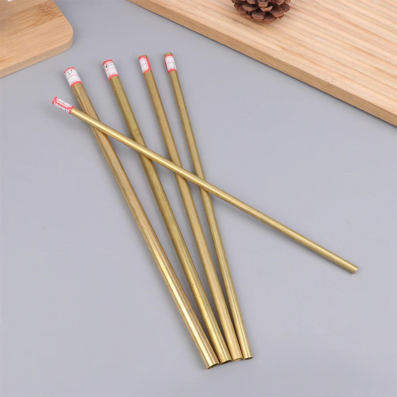 Brass Tube Dia 2/3/4/5/6/7/8/9/10/11/12/13/14/15mm Length 300mm 0.5mm Wall Brass Pipe Modelmaking Rod Cutting Tool Replacement Peaceful Pleasures Health and Wellness