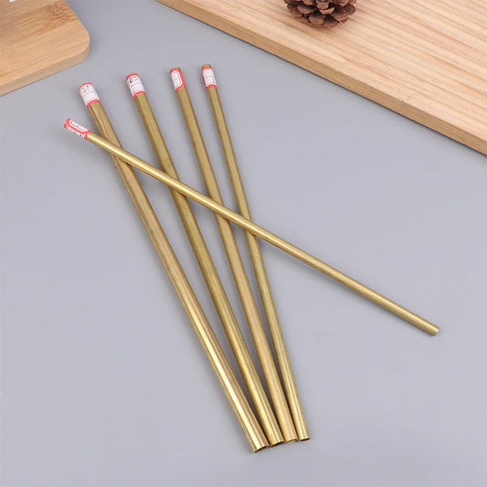 Brass Tube Dia 2/3/4/5/6/7/8/9/10/11/12/13/14/15mm Length 300mm 0.5mm Wall Brass Pipe Modelmaking Rod Cutting Tool Replacement Peaceful Pleasures Health and Wellness