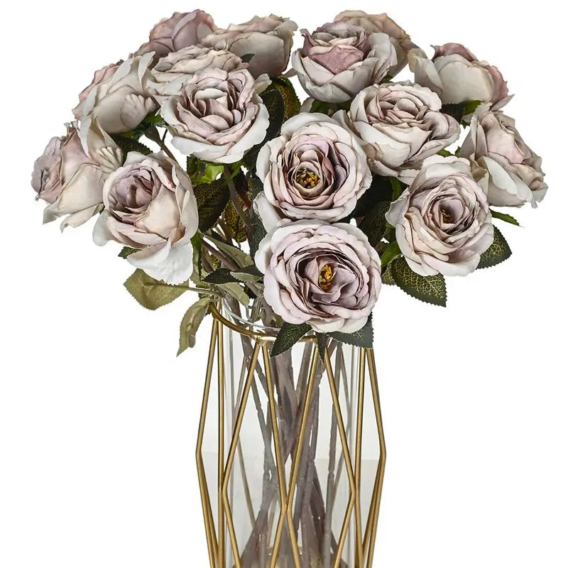Artificial Silk Rose Bouquet – Wedding & Home Decor Flowers