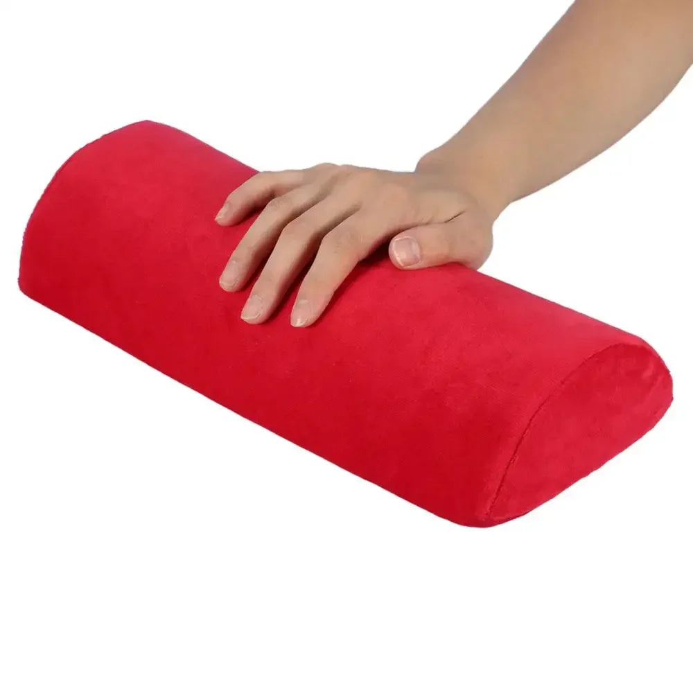 10 Colors Soft Hand Palm Rest Manicure Table Washable Hand Cushion Pillow Holder Arm Rests Nail Art Stand for Manicure Pillow Peaceful Pleasures Health and Wellness Red