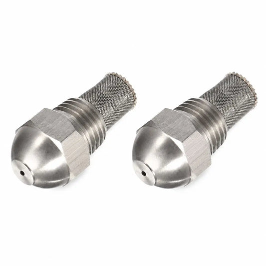 2PCS 304 Stainless Steel Misting Nozzles | 1/4 BSPT 1.5mm Spray Tips Misting Nozzle Set Peaceful Pleasures Health and Wellness