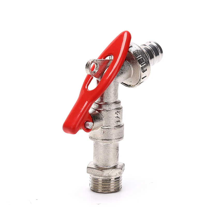 1/2 Inch Zinc Alloy Water Tap Lockable Faucet Garden Hose Faucet with Lock Peaceful Pleasures Health and Wellness one size