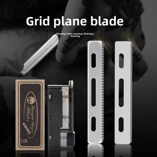 15pcs/Box Men Shaving Razor Blades Professional Barber Stainless Steel Replacement Single Side Shaver Mesh Safety Razor Knives Peaceful Pleasures Health and Wellness