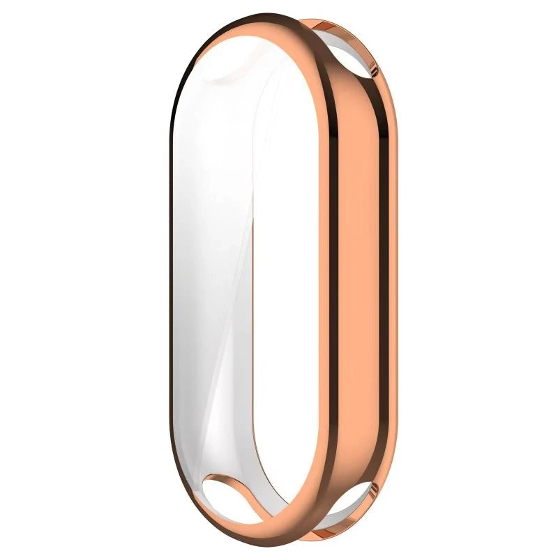 TPU Full Cover Case & Screen Protector – Mi Band 8 & 9 Peaceful Pleasures Health and Wellness Rose Golden Xiaomi Mi Band 9