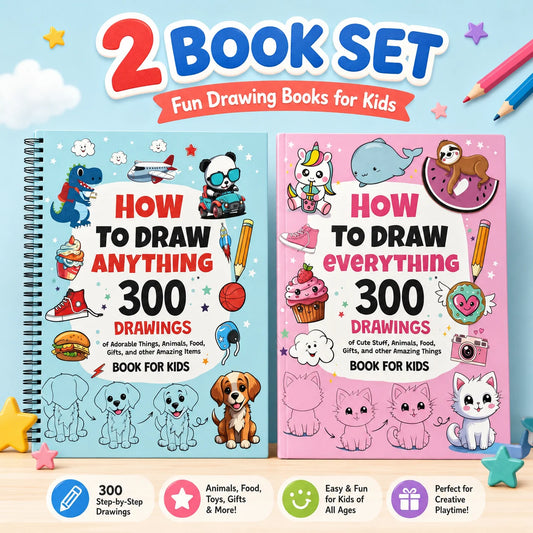 Screen-free Quiet Time Hack That Actually Works This 2-pack Drawing Peaceful Pleasures Health and Wellness 2Pcs-Set