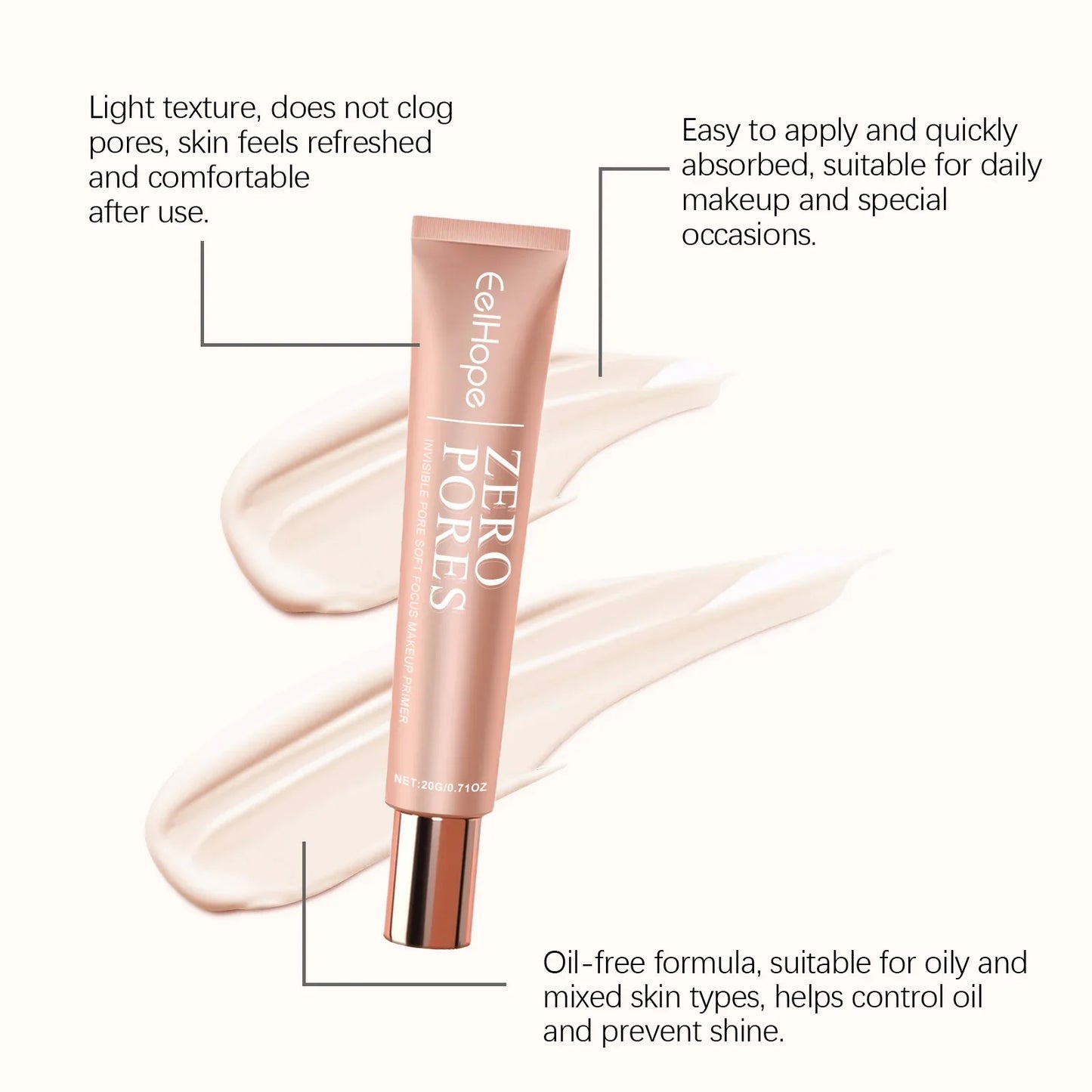 Eelhope Invisible Pore Soft Focus Makeup Primer 30ml