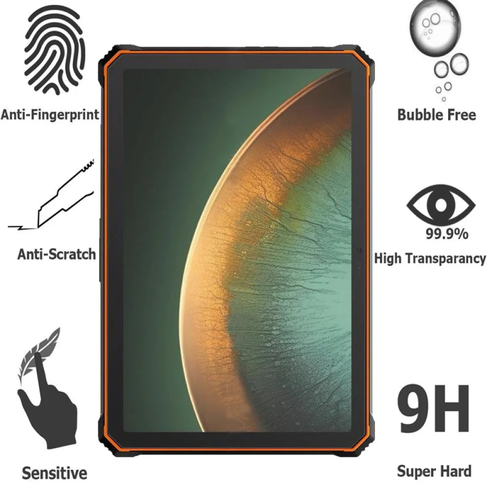 2PCS For Blackview Active 10 Pro Tempered Glass Screen Protector On For Blackview Active 10 Pro Anti Scratch HD Arcuate Film Peaceful Pleasures Health and Wellness