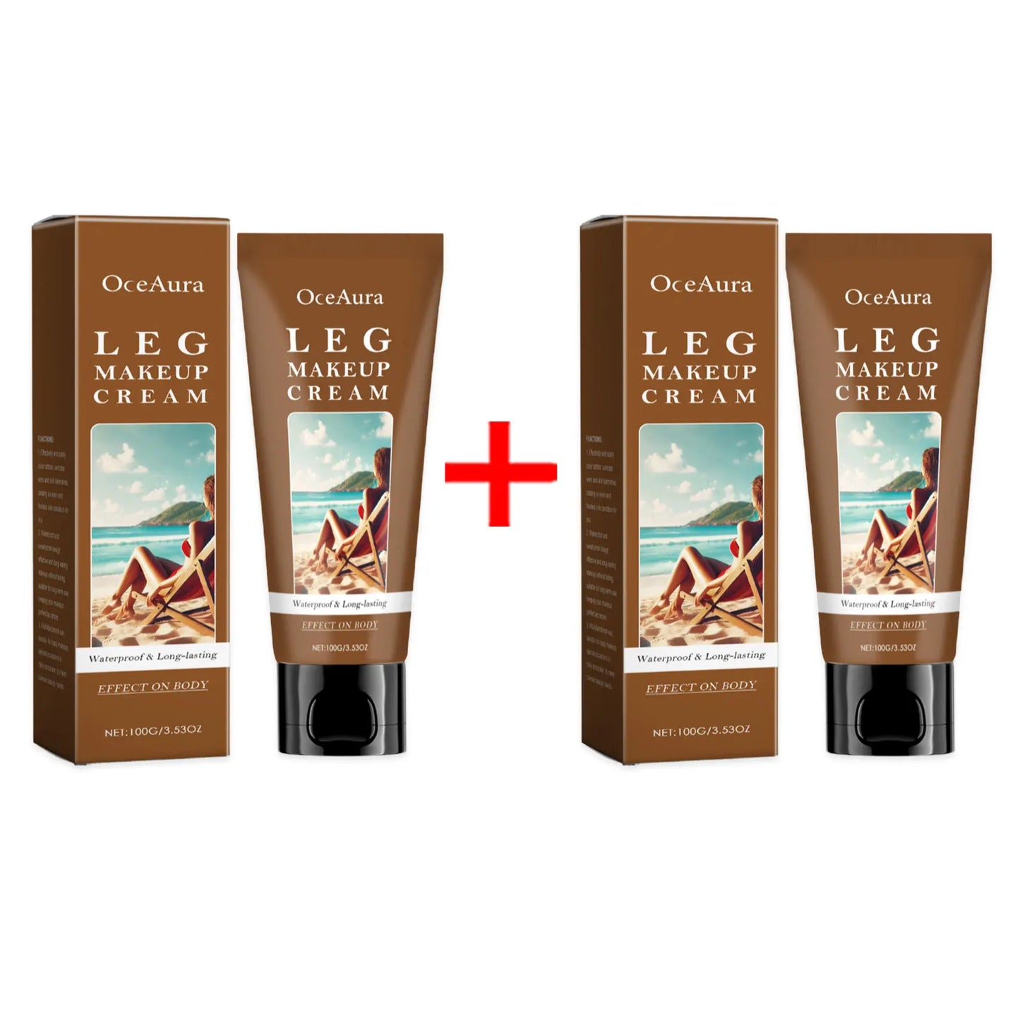 OceAura Leg Makeup Lotion – Waterproof Body Foundation
