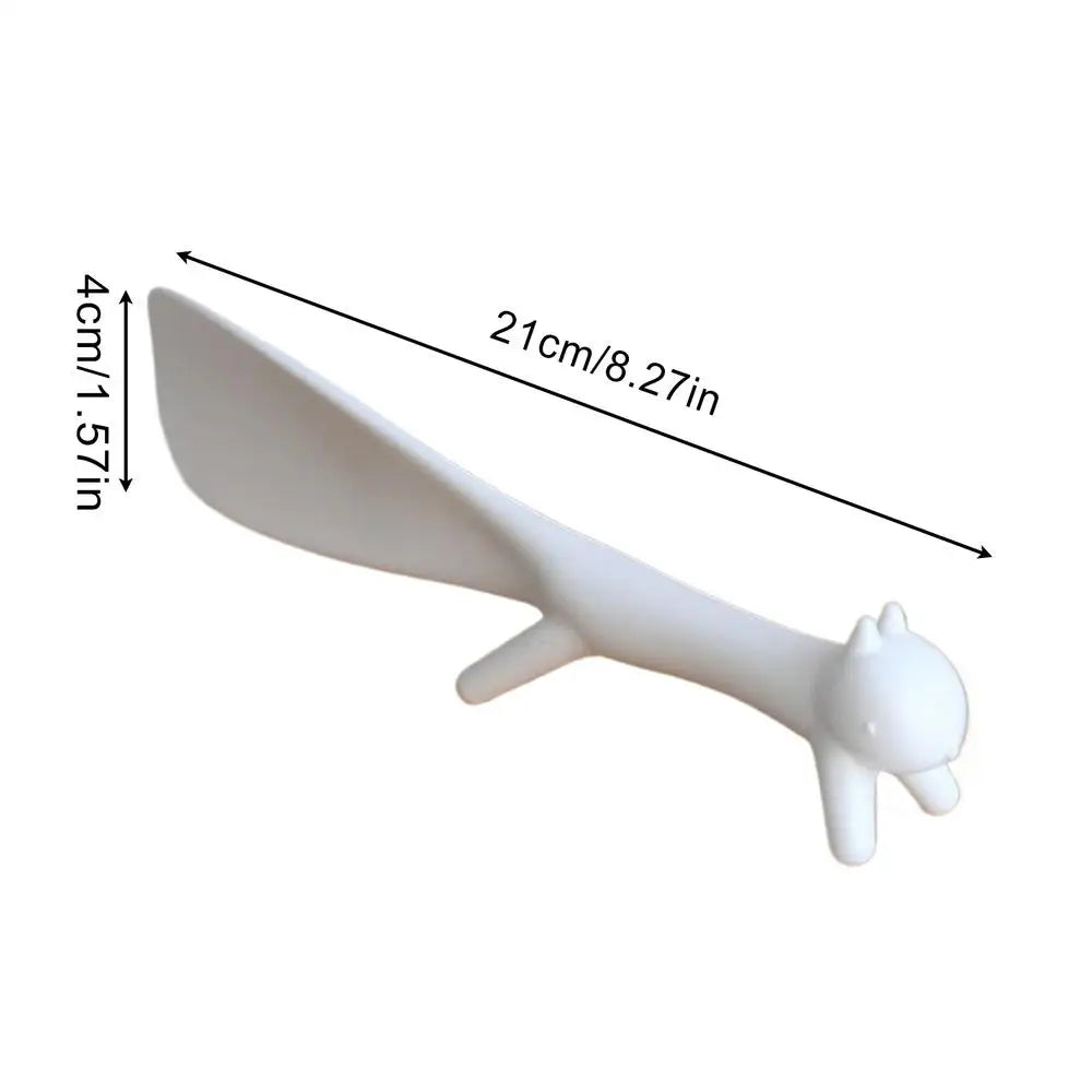 Cat Shoe Horn for Kids – Long Handle Cartoon Shoe Helper