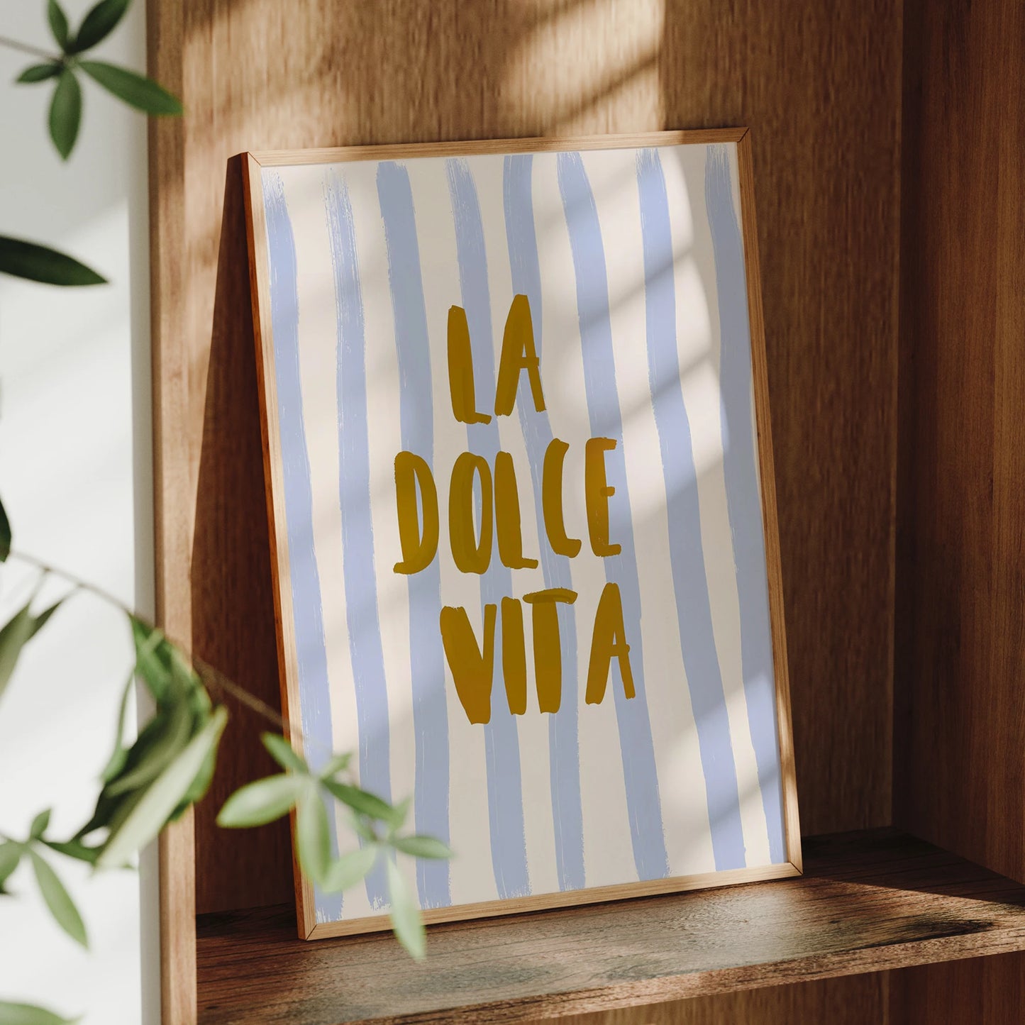 La Dolce Vita Minimalist Canvas Wall Art Print | Home Decor