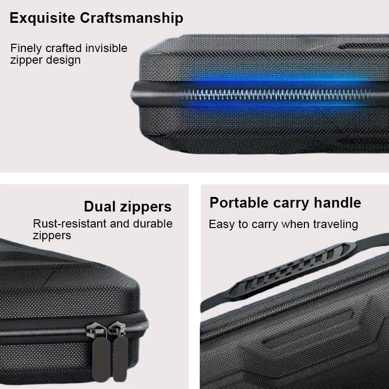 Portable EVA Case Shockproof Game Console Storage Bags Anti-Drop Protective Cover For ROG XBOX Ally/ROG XBOX Ally X Gaming Peaceful Pleasures Health and Wellness