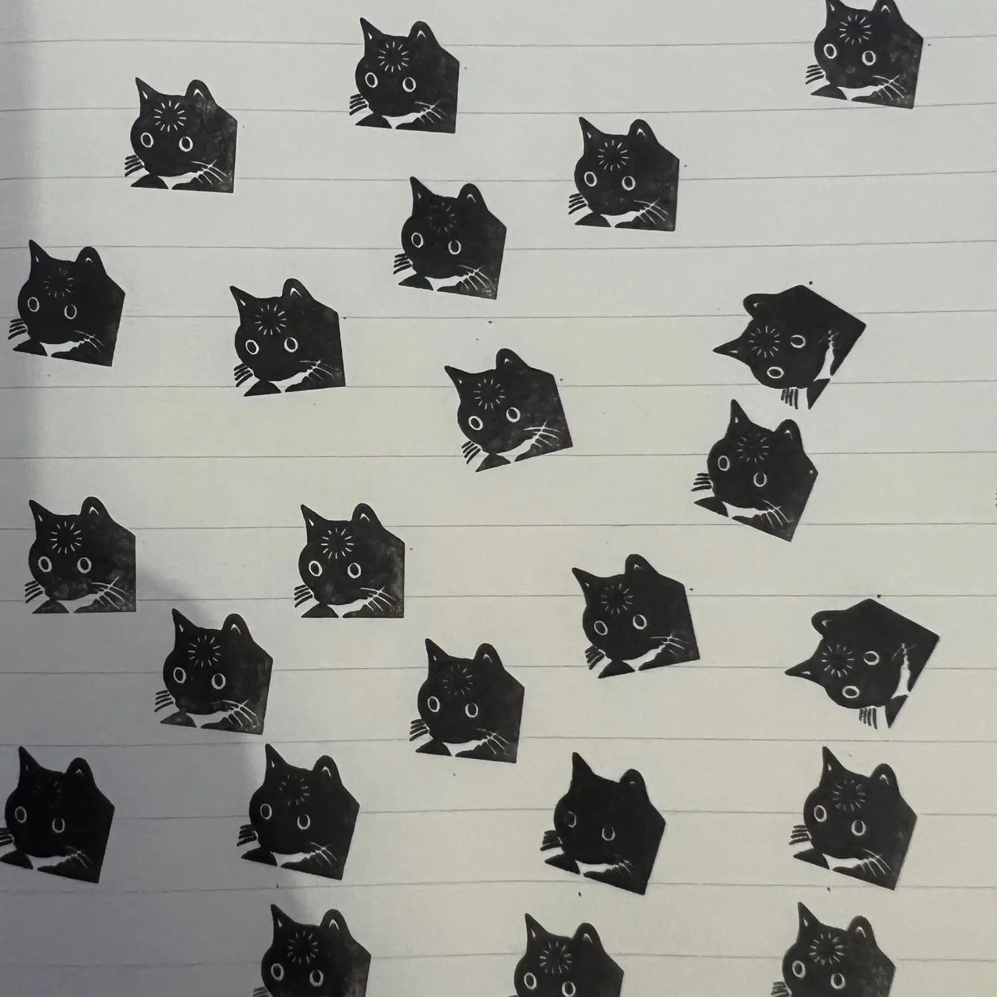 Shutdown Cat Seal Funny Emoji Stamps Creative Small Round Seals for Students Cute Peaceful Pleasures Health and Wellness