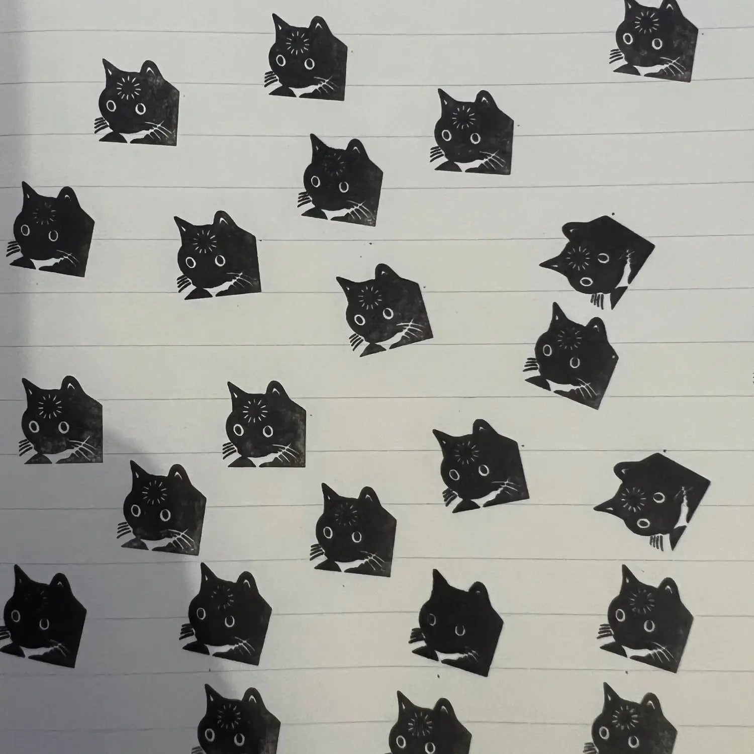 Shutdown Cat Seal Funny Emoji Stamps Creative Small Round Seals for Students Cute Peaceful Pleasures Health and Wellness