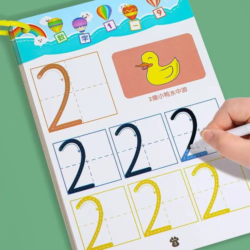 Page 32 Reusable Kids Writing Book Erasable Practice Notebook Ages