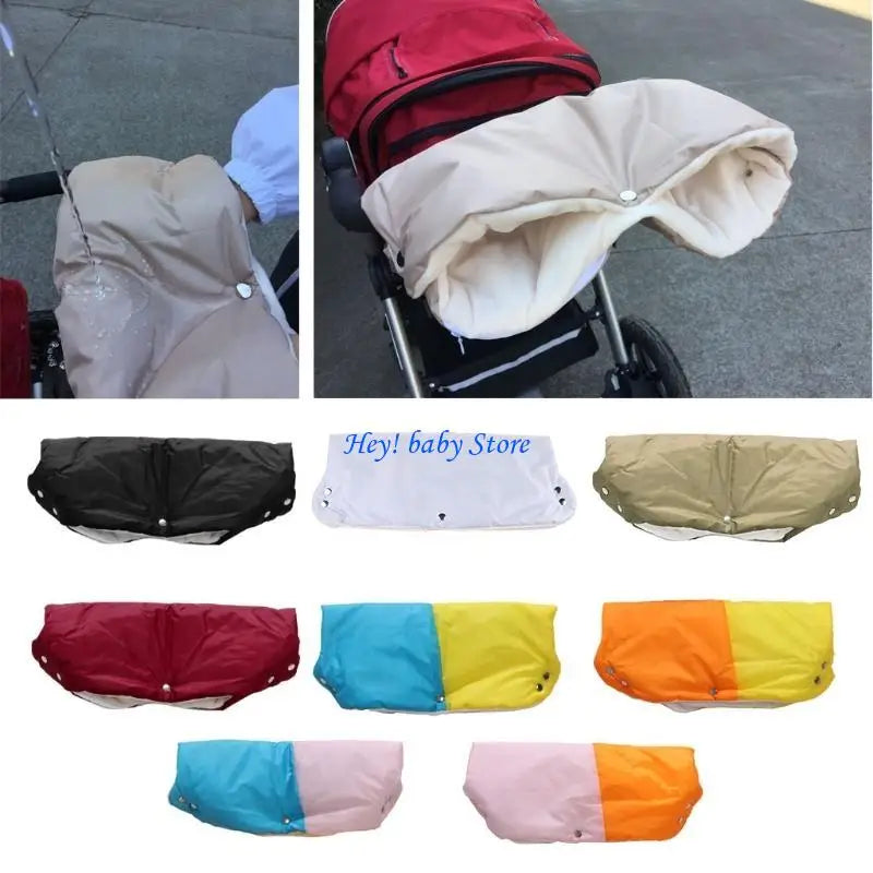 Baby Stroller Hand Muff – Waterproof Fleece Winter Pram Gloves