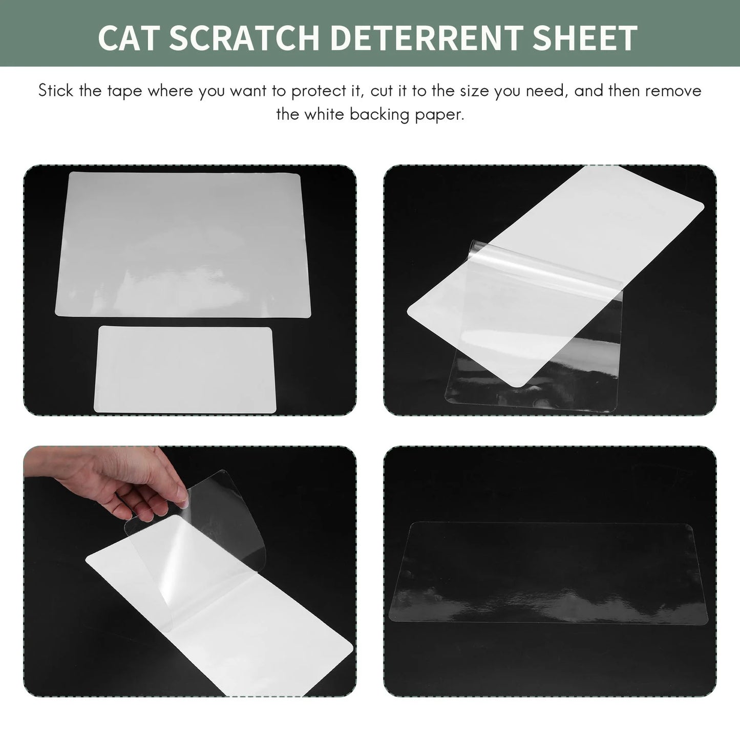 A36T-10Pack Cat Scratcher, Cat Scratch Deterrent Tape, Cat Repellent For Furniture, Cat Couch Protector, Cat Scratching Pad Peaceful Pleasures Health and Wellness