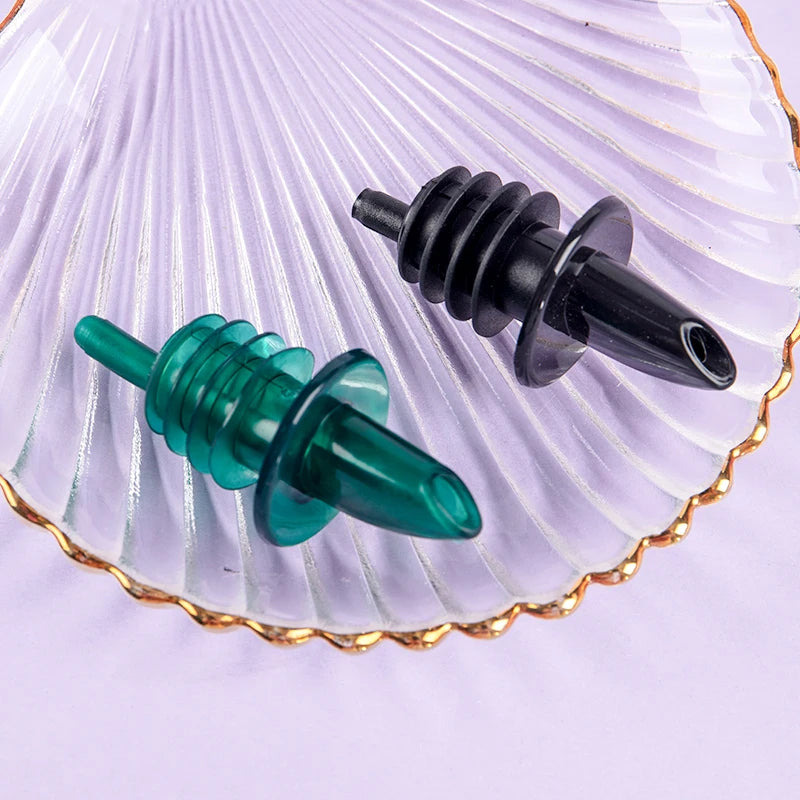 10-Pack Bottle Pourers & Stoppers for Liquor, Wine & Oil