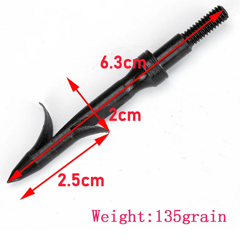 Carbon Steel Arrowheads Archery Broadheads Hunting Arrow Heads Tips