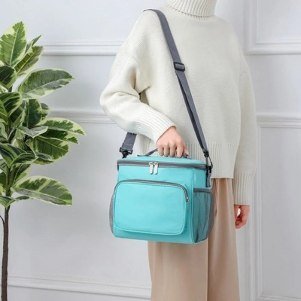 Extra Large Insulated Lunch Bag – Leak Proof Tote & Shoulder Strap